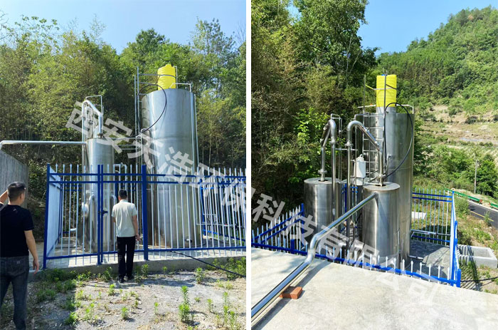 陜西安康西河鎮農村安全飲水10t/h凈水設備項目